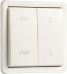 Splash proof surface - mounting roll - down shutter switch 10AX / 250Vac, mechanically locked and ga