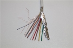Alarm cable 8 x 0.22 in coil of 100m CPR class: ECA