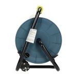 Kabelhaspel, limoen, Schuko voeding: 4 x 250Vac; maximale belasting: 2500W; 15m kabel, limoen