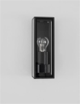 Sorren Anthracite die - casting Aluminium & clear glass Led E27 1 x 12W 220 - 240V IP65 Bulb exclude