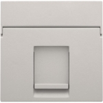 Centrale plaat data 1 x RJ Light Grey