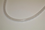 Gaine spiralée en polyéthylène 12 - 50mm épaisseur 0.9mm dimension ext: 10mm transparent rouleau 25m