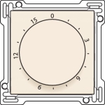 Set de finition pour minuterie réglable jusqu'à 15min Creme
