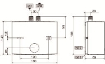 Elektronisch geregelde mini-doorstromers, 3,5kW / 230V, geschikt voor alle gangbare kranen. Gewenste