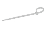 Cable tie White Nylon Pa 6.6 100 x 2.5mm