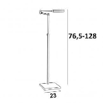 Floor lamp in brushed Bronze