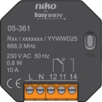 Récepteur Easywave sans fil avec contact va - et - vient 230V (un canal)