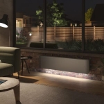DOOK radiateur connecté plinthe 1000W Blanc satiné