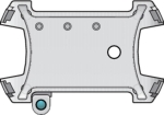 Led lighting unit with automatic connection for switches with plug - in terminals, (not for Niko Hyd
