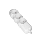 Stekkerdoos splitter 3 x 2 polig + A, Wit