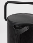 Jam Black Iron & clear ABS Led 5W 10lm 3000K IP20 D: 11 H: 24cm