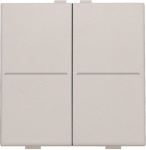 Tweevoudige toets voor draadloze schakelaar of drukknop met 4 bedieningsknoppen Light Grey
