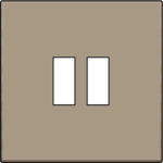 Afwerkingsset voor USB - lader Bronze