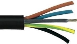 Ctmb / N 5 G 1.5 Black (H07RN-F) in coil of 100m CPR class: ECA