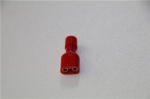Vrouwelijk faston volledig geisoleerd 0.25 - 1.5mm² 6.3 x 0.8 Rood