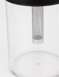 Jam Black Iron & clear ABS Led 5W 10lm 3000K IP20 D: 11 H: 24cm