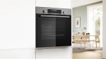Oven serie 6 multifunctie 60cm, Label A+, 9 verwarmingswijzen, pyrolyse, Home connect, Wit display,