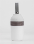 Maya Grey & White ABS & Iron Silicone Rubber Led 1.5 Watt 30lm 3000K IP20D: 7.7 H: 15 - 23cm