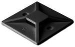 Fixing for cable ties 4.8 Black