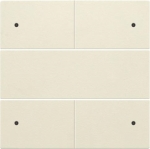 Afwerkingsset voor 4 - voudige potentiaalvrije drukknop 24V met Leds Creme