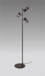 Floor lamp in brushed Bronze
