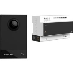 Videokit, 2 - draads, met controller en buitenpost, voor opbouw, 1 beldrukknop