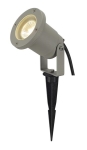 Nautilus spike, Silver-Grey, Gu10, maximum 35W, including 1.5m cable with mains plug