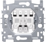 Socle pour interrupteur pour volets, verrouillage électrique, 10AX / 250Vac avec raccords rapides