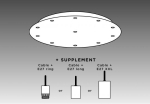 Ceiling base brushed Bronze 11 outputs