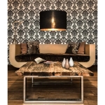 Fenda lamp shade, D455 / H280, Black / Copper