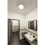 Ainos, plafondarmatuur, Led, 3000K, rond, Antraciet, met sensor