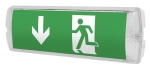 Eclairage de secours Led 1 x 2W IP65 permanent / non permanent avec bouton test