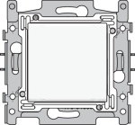 Interrupteur va & vient, socle et set de finition avec raccords rapides Blanc