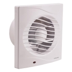 Extracteur de salle de bain 12W 130m³ / h 82 x 157mm diamètre 101mm avec clapet anti retour