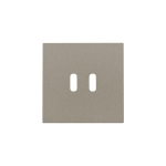 Afwerkingsset voor dubbele smart USB-C-lader Bronze coated