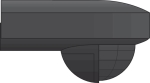 Détecteur de mouvement extérieur 180° pour Niko Home control Noir