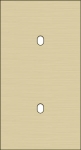 Plaque de recouvrement double, verticale 71mm d'entraxe, pour deux fonctions de commutation simple,