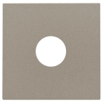 Afwerkingsset voor enkelvoudige coaxaansluiting voor TV, Bronze coated