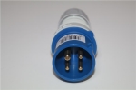 Fiche mâle CEE 16A / 230V / 3 pôles + T / IP44