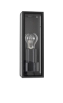 Sorren Anthracite die - casting Aluminium & clear glass Led E27 1 x 12W 220 - 240V IP65 Bulb exclude