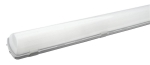 Waterproof luminaire 1 x 150cm for Led tube PMMA diffuser