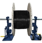 Chandelles à vis sans fin AXO3000R, pour touret poids maxi 3000kg, Ø 400 à 1.600mm