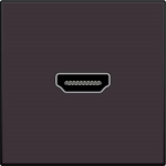 Set de finition avec prise HDMI / HDMI dark Brown