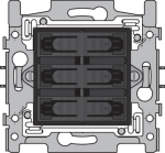 Socle pour sextuple bouton - poussoir libre de potentiel 24V NO