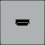 Set de finition avec prise HDMI / HDMI Sterling