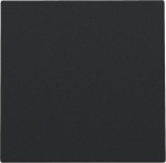 Afwerkingsset met kabeluitvoer voor blindplaat met trekontlasting Black Coated
