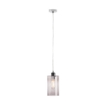 Fenda E27 pendelarmatuur, Chroom, zonder rozet, zonder scherm