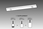 Ceiling base brushed Bronze 2 outputs
