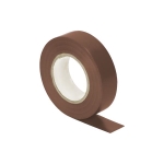 Insulation tape, flame - retardant, Brown. 19mm wide, 0.13mm thick, 20m long