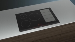 iQ700 induction hob 80cm, flex, 5 zones (1flex.), fryingSensor, boost, timer, dual lightSlider, powe